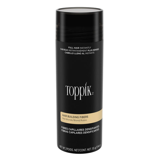 TOPPIK Hair Building Fibers, Medium Blonde, 1.94 oz.