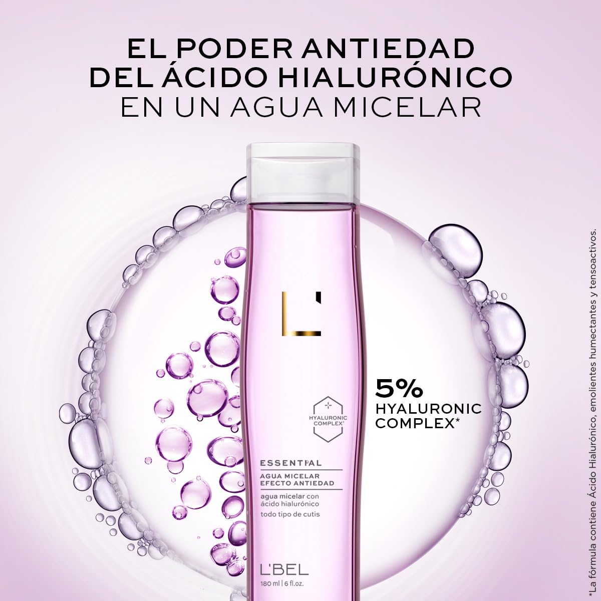 L'BEL - Set de Skincare Essential: Desmaquillador bifásico + Agua Micelar Efecto Antiedad