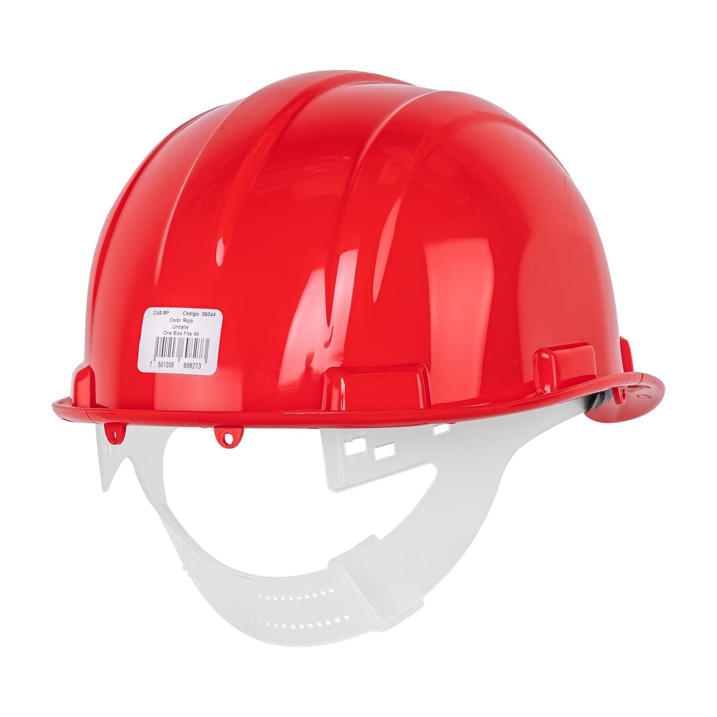 Casco de Seguridad Pretul Rojo con Ajuste de Intervalos