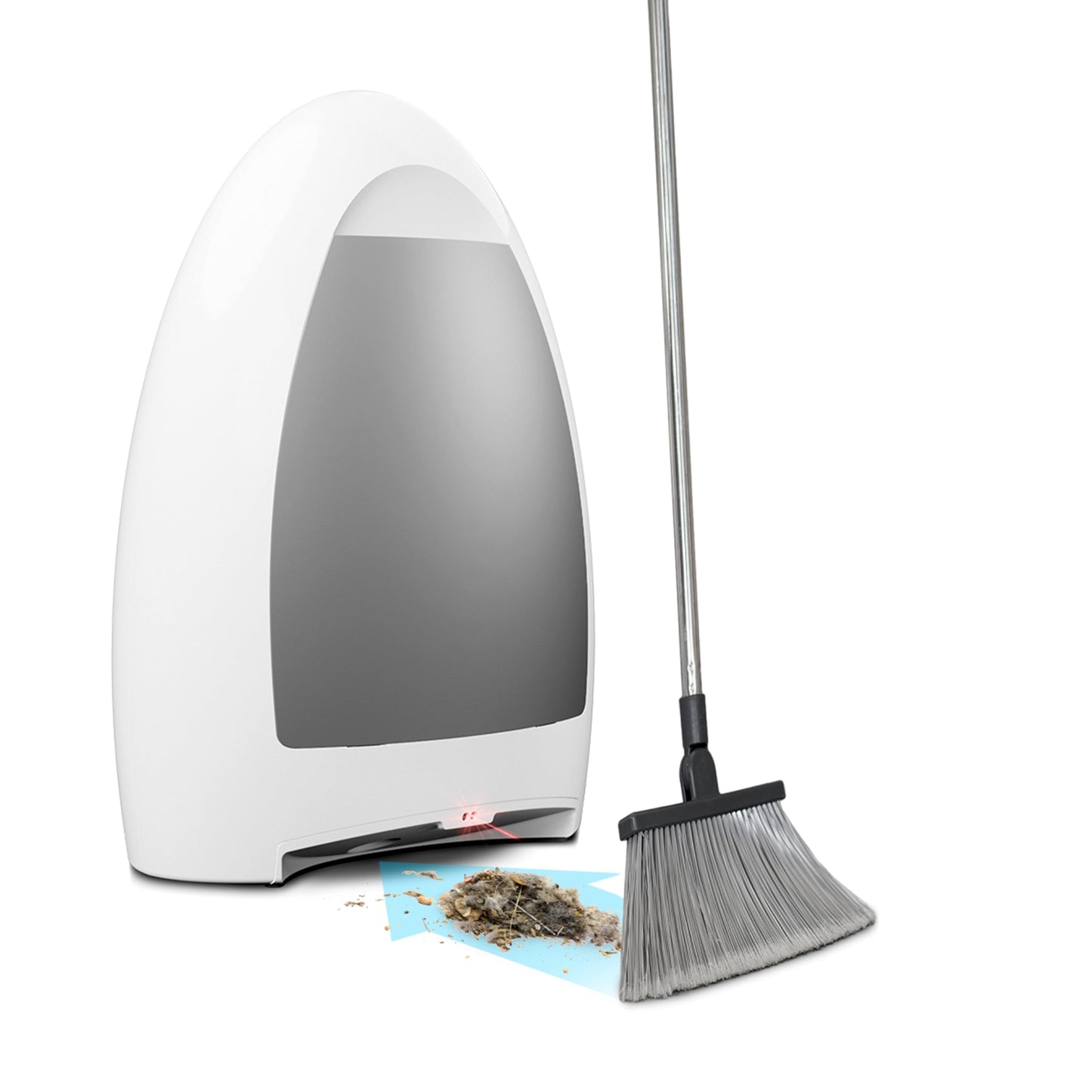 EYE-VAC EVH-B Professional Touchless Stationary Vacuum/Dustbin, Blanco, 1