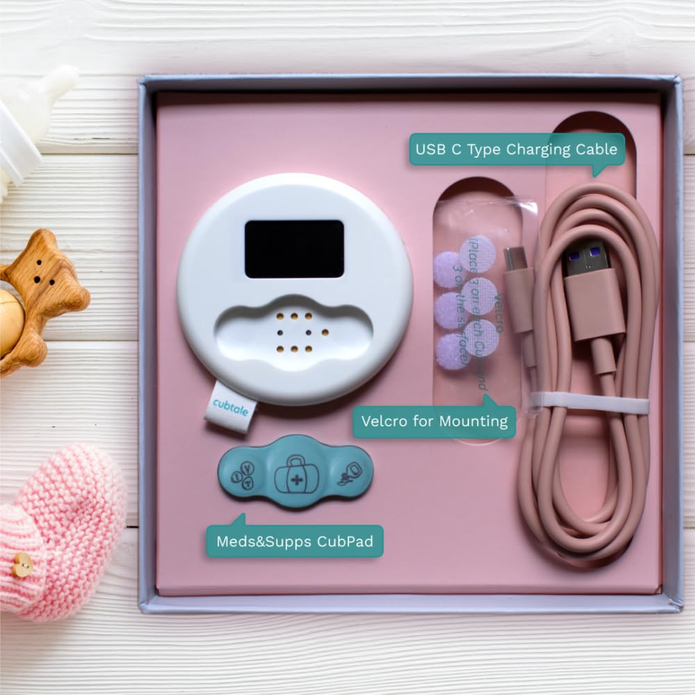 Registrador de Cuidado Personal Care Cub Blanco con Notificaciones y Soporte Experto para Bebé