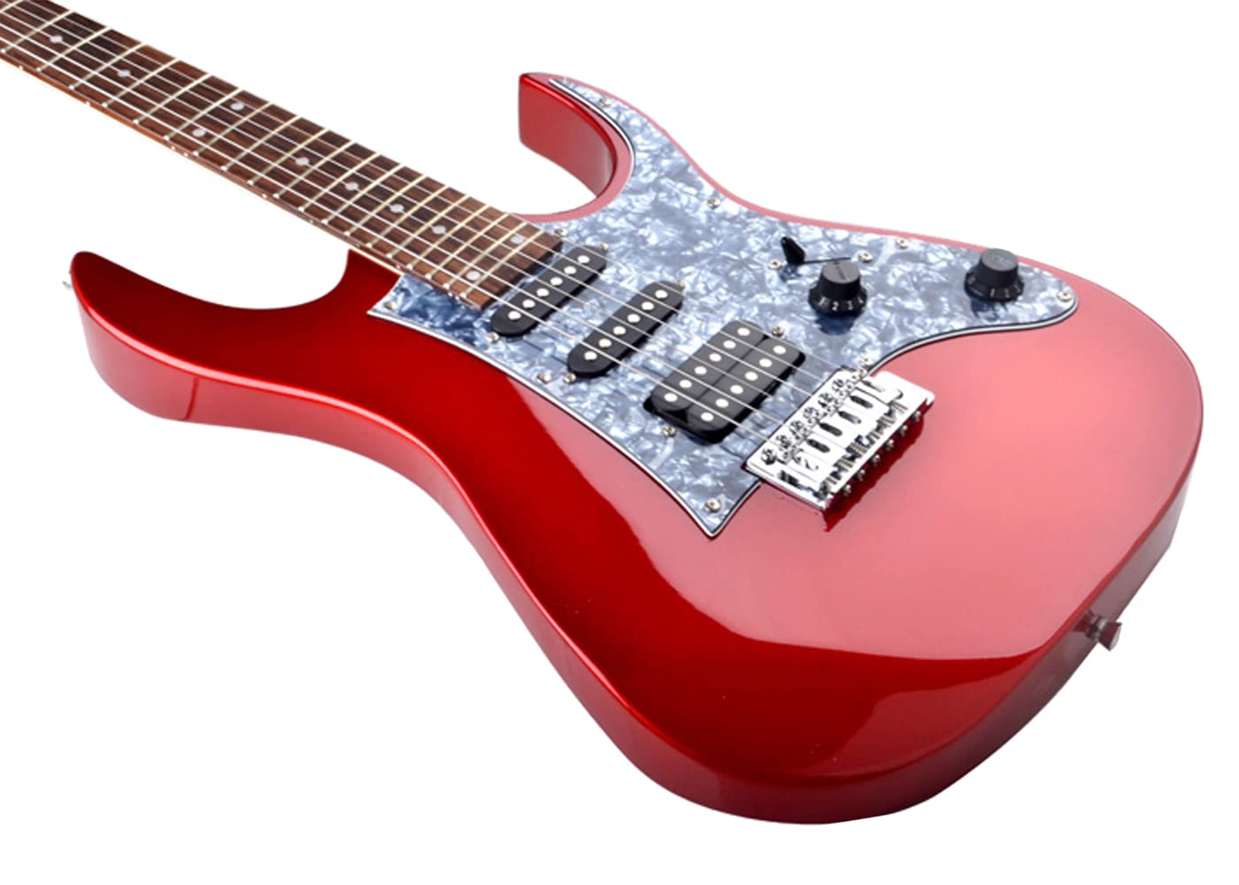 Guitarra Eléctrica Deviser L-g3 Rojo Con Funda, Tremolo, Cable