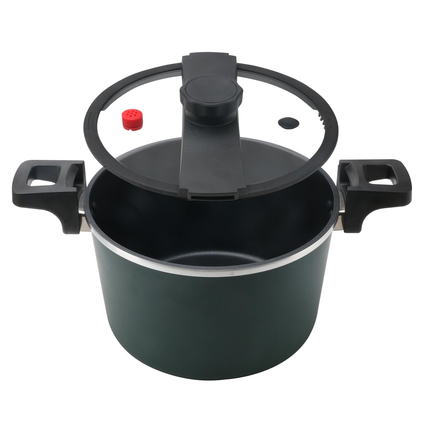 Olla de Presión MasterChef Hukën Express Plus Plata Alta Durabilidad 5L Anti-Adherente