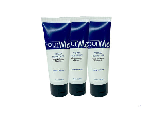 Crema Hidratante Fourme ácido hialurónico Vitamina E nutre y suaviza 3x1 - Fourme