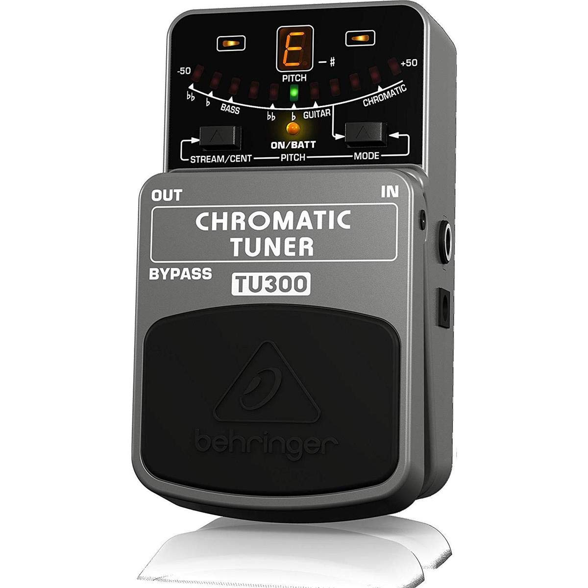 Behringer CHROMATIC TUNER TU300 Ultimate Guitar/Bass Tuner, Grey