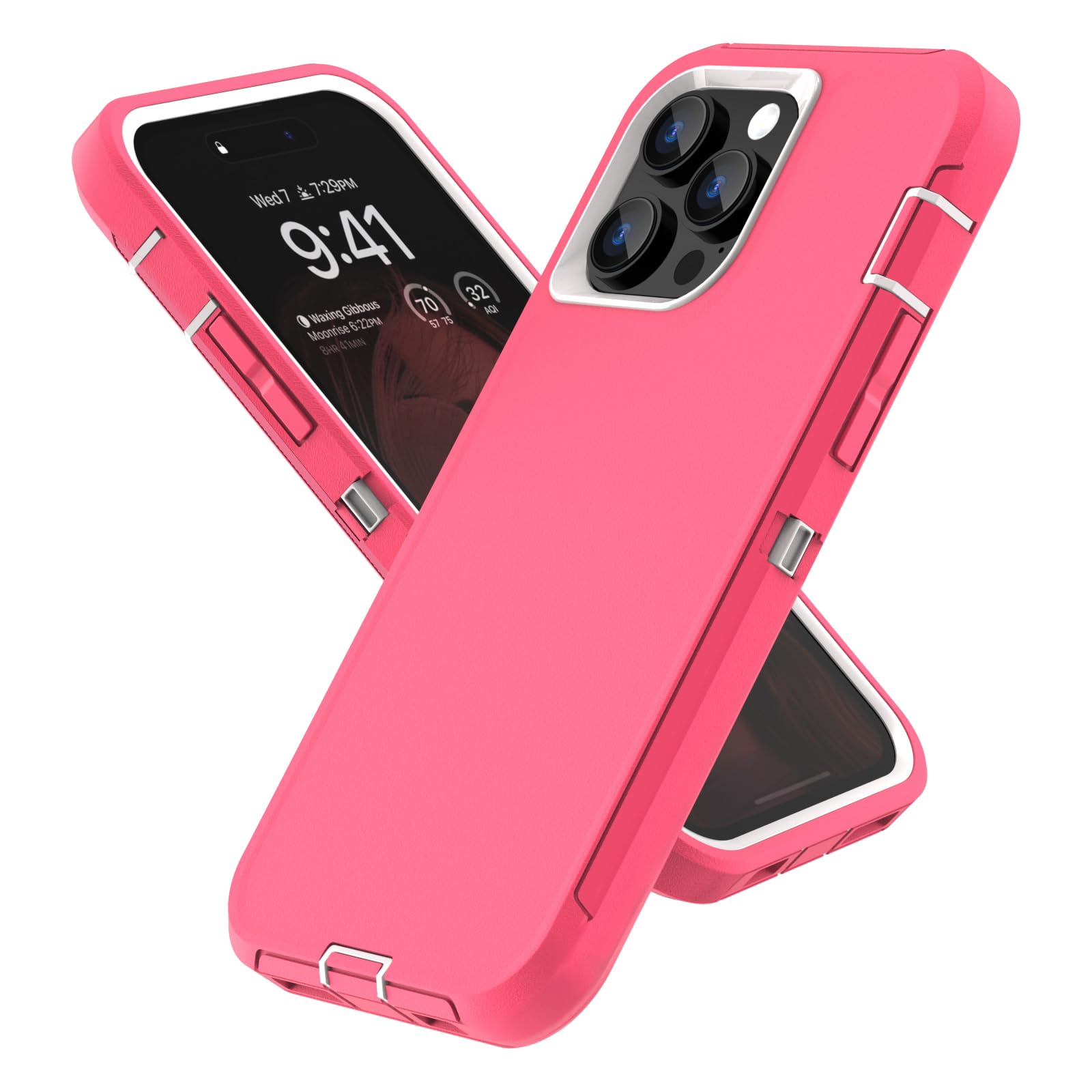 Soporte Magnético Giratorio Sansunto - Funda Para IPhone 13 Pro Max Y Funda 12 Pro Max, Protección Carcasa Grado Militar Anti-caídas
