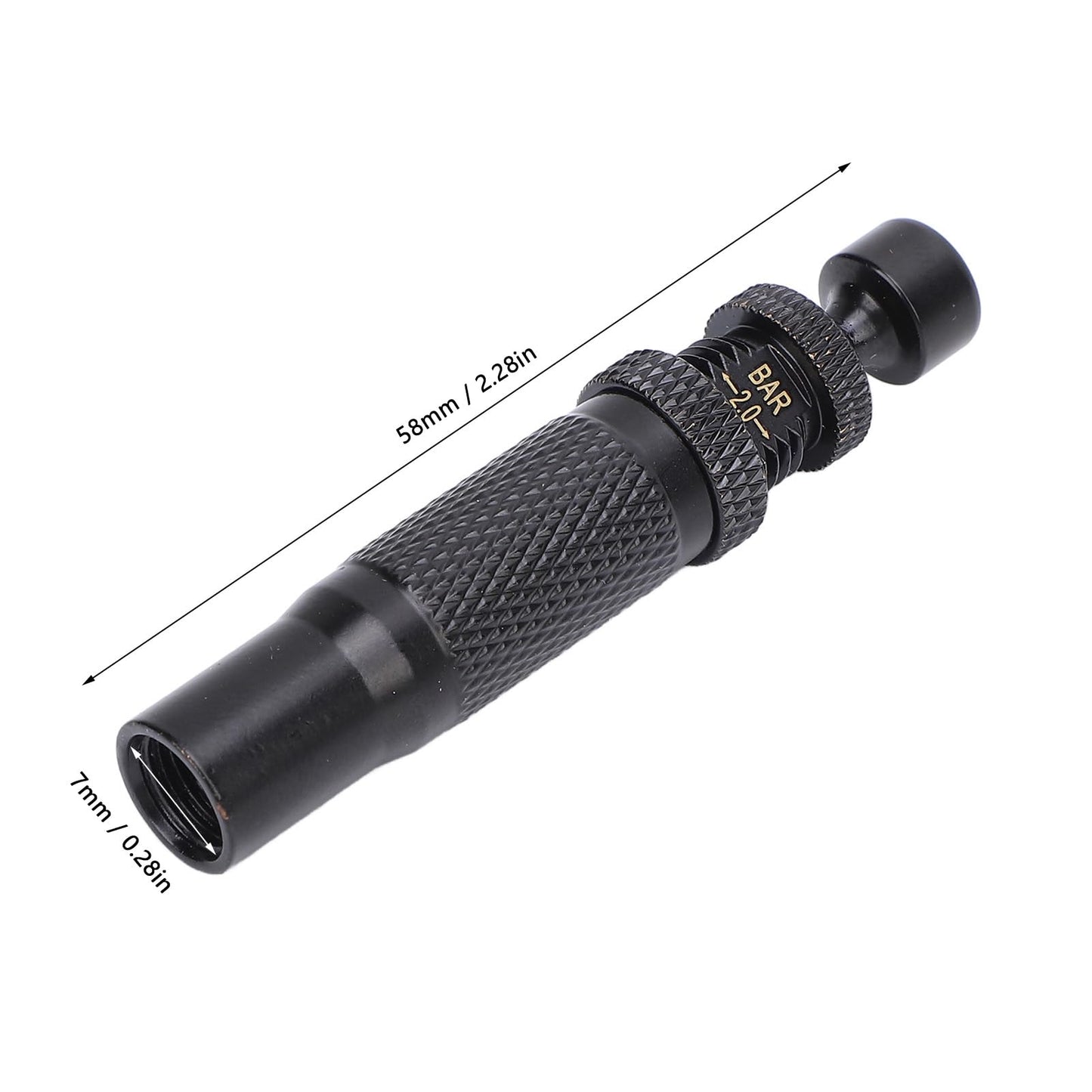 Kit de Válvula Desinfladora aqxreight Ajustable Rango 10-30 PSI para Vehículos Todoterreno 4x4