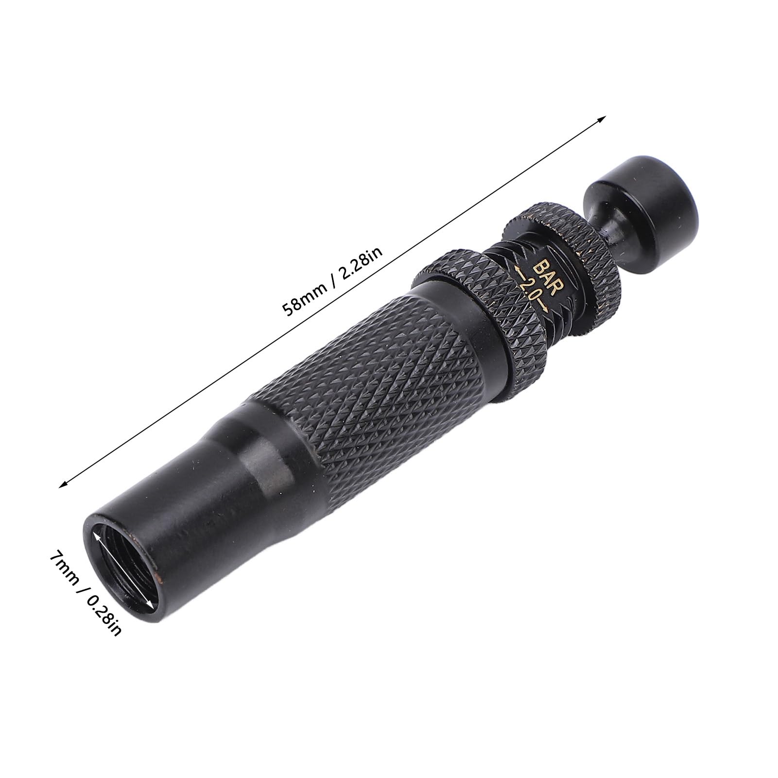 Kit de Válvula Desinfladora aqxreight Ajustable Rango 10-30 PSI para Vehículos Todoterreno 4x4