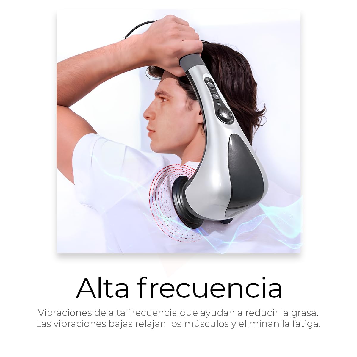 Raganet, Masajeador Eléctrico, Doble Cabezal Infrarrojo Para Cuerpo Completo, Relajante, Fácil de Usar