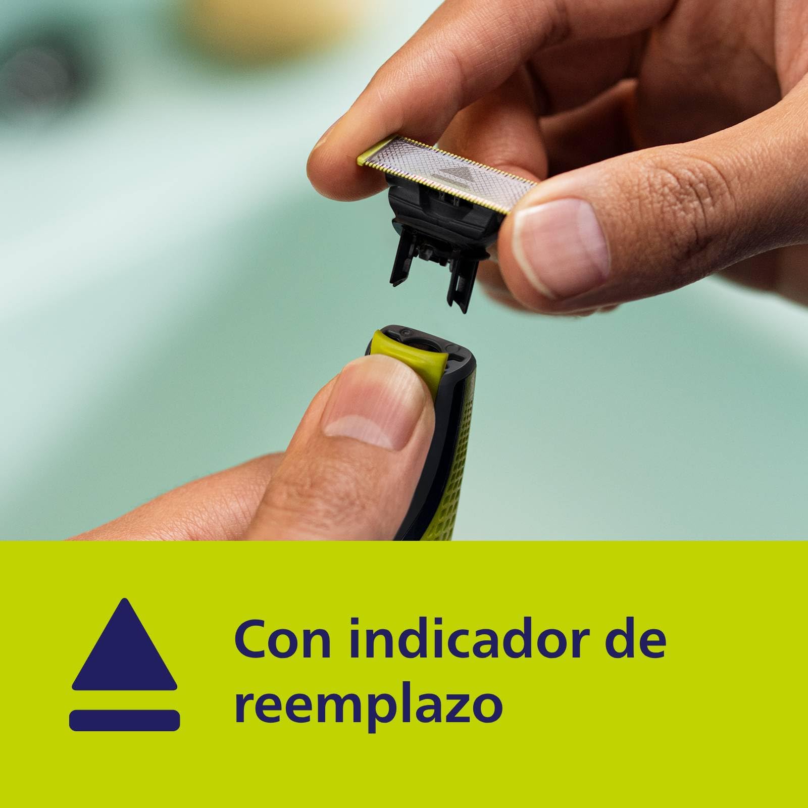 Philips OneBlade Cuchilla de Repuesto Original, 1 pieza, QP210/51
