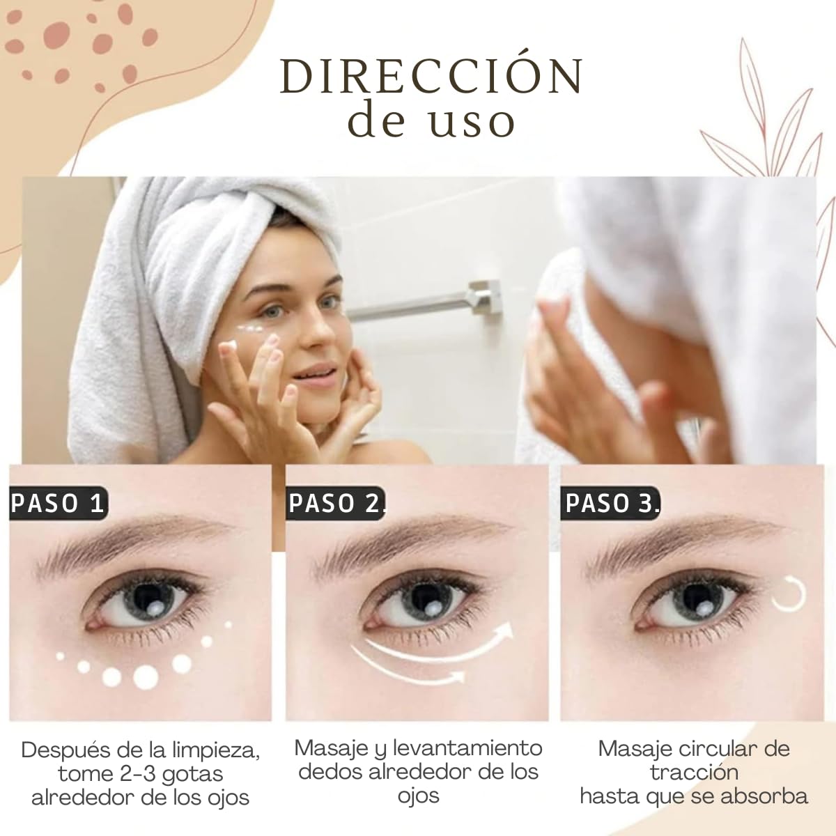 Set Cuidado Facial Crema Ojos Eliminar Ojeras Exfoliante Facial Elimina Impurezas Mascarilla Hidratante y Humectante Extracto Arroz Suaviza Piel Elimina Manchas Blanquea Rutina Completa Skin-Care