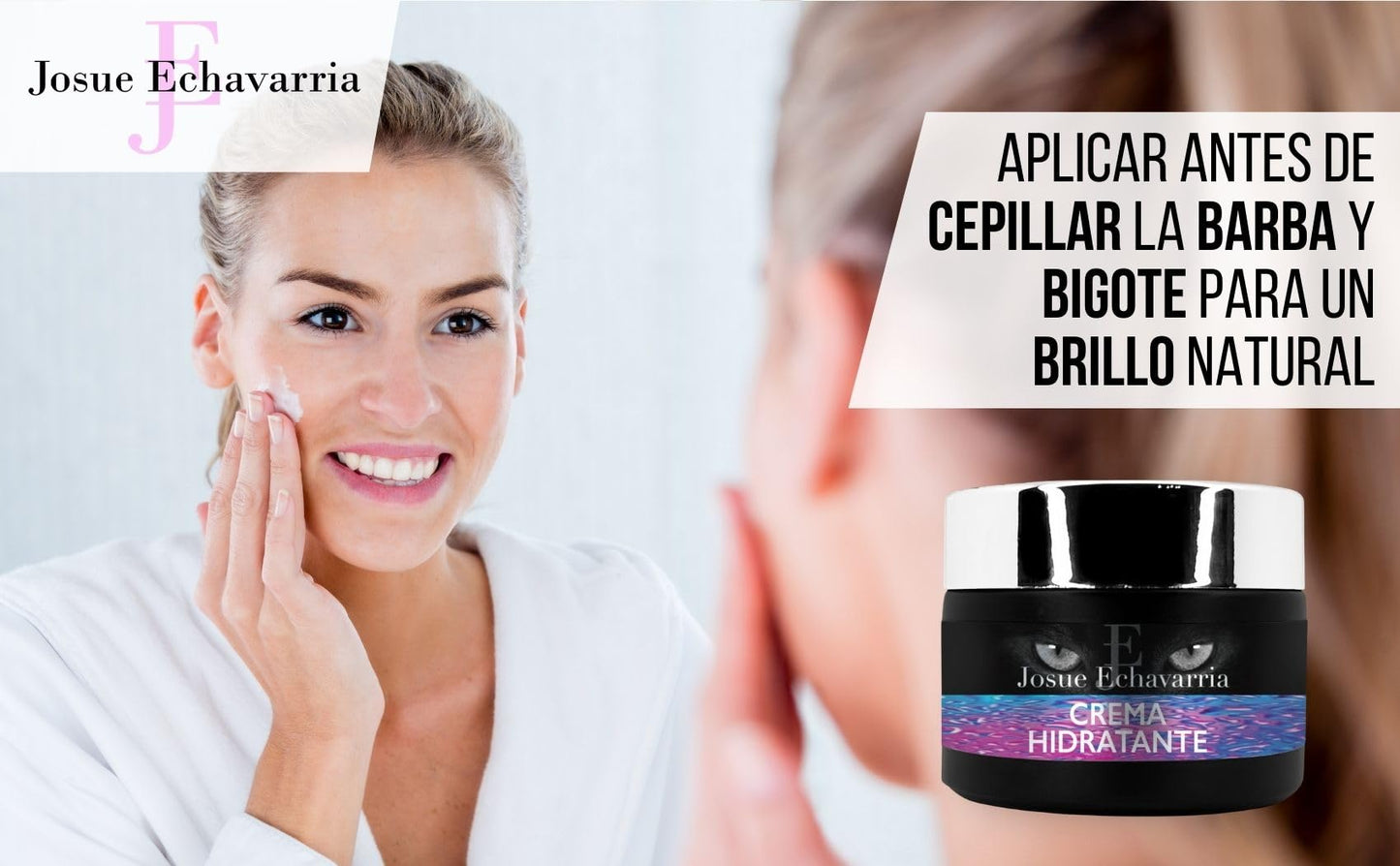 Crema Altamente Hidratante Argán Acido Hialurónico y Baba de Caracol, Hidratación UNISEX para rostro y cuerpo. Set de 3 Frascos. Antiedad, antiarrugas