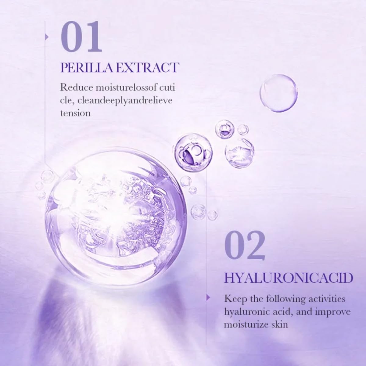 Duo Serum Cuidado Facial Perilla Y Sea Fennel Bioaqua Skin ácido hialurónico Esencia Hidratante Facial Polipéptido Perilla Anti-Envejecimiento Reparación Sérica Nutritivo Antiarrugas