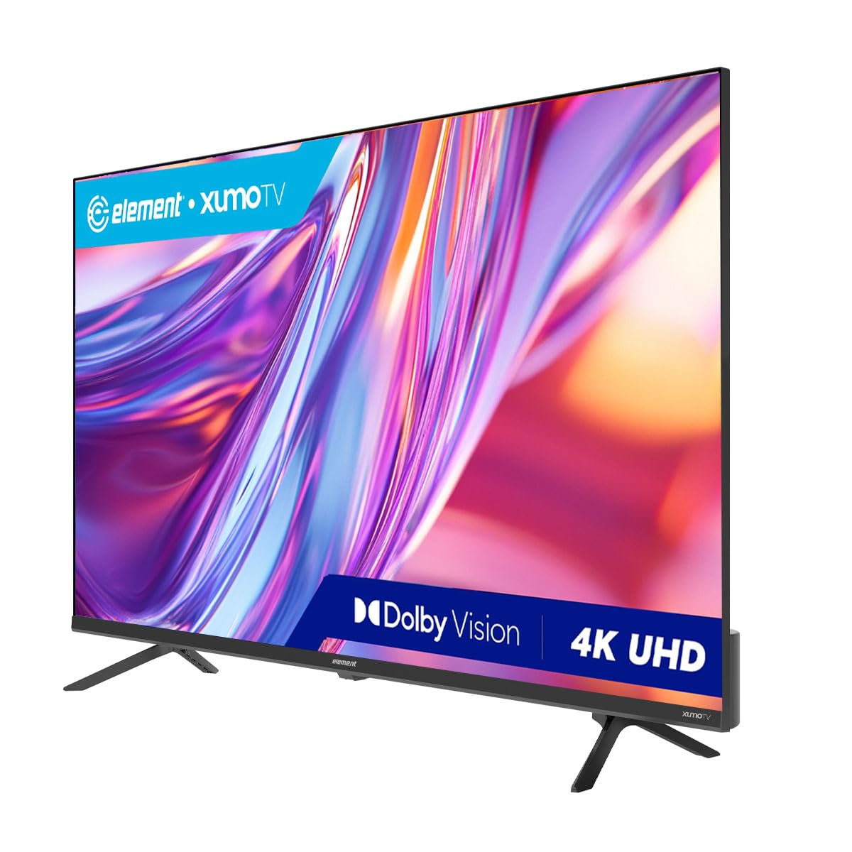 Element Television de 43 Pulgadas Class 550 Series 4K UHD Sin Marco Pantalla Xumo Wi-Fi 60 Hz Dolby Vision Bluetooth Modelo E550AE43C (Reacondicionado)