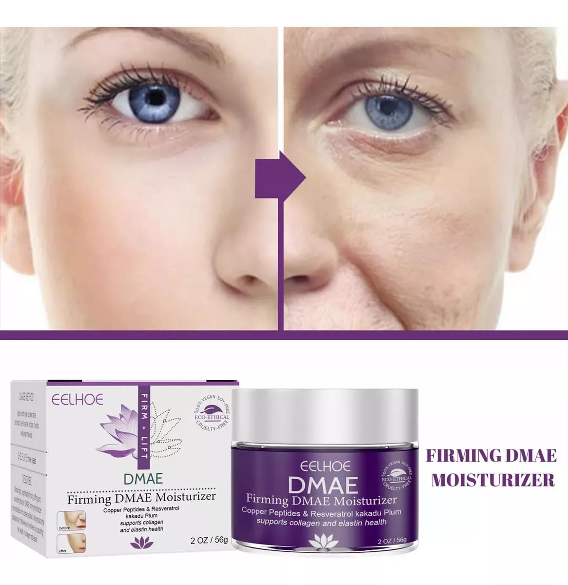 Naturals Hyaluronic Lift Crema para la piel firme, humectante facial con antienvejecimiento, hidratante, ayuda a reducir las líneas finas y las arrugas