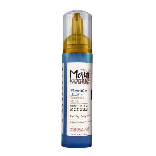 Maui Moisture - Mousse de espuma para rizos de leche de coco, 251 ml, 1 unidad, 1