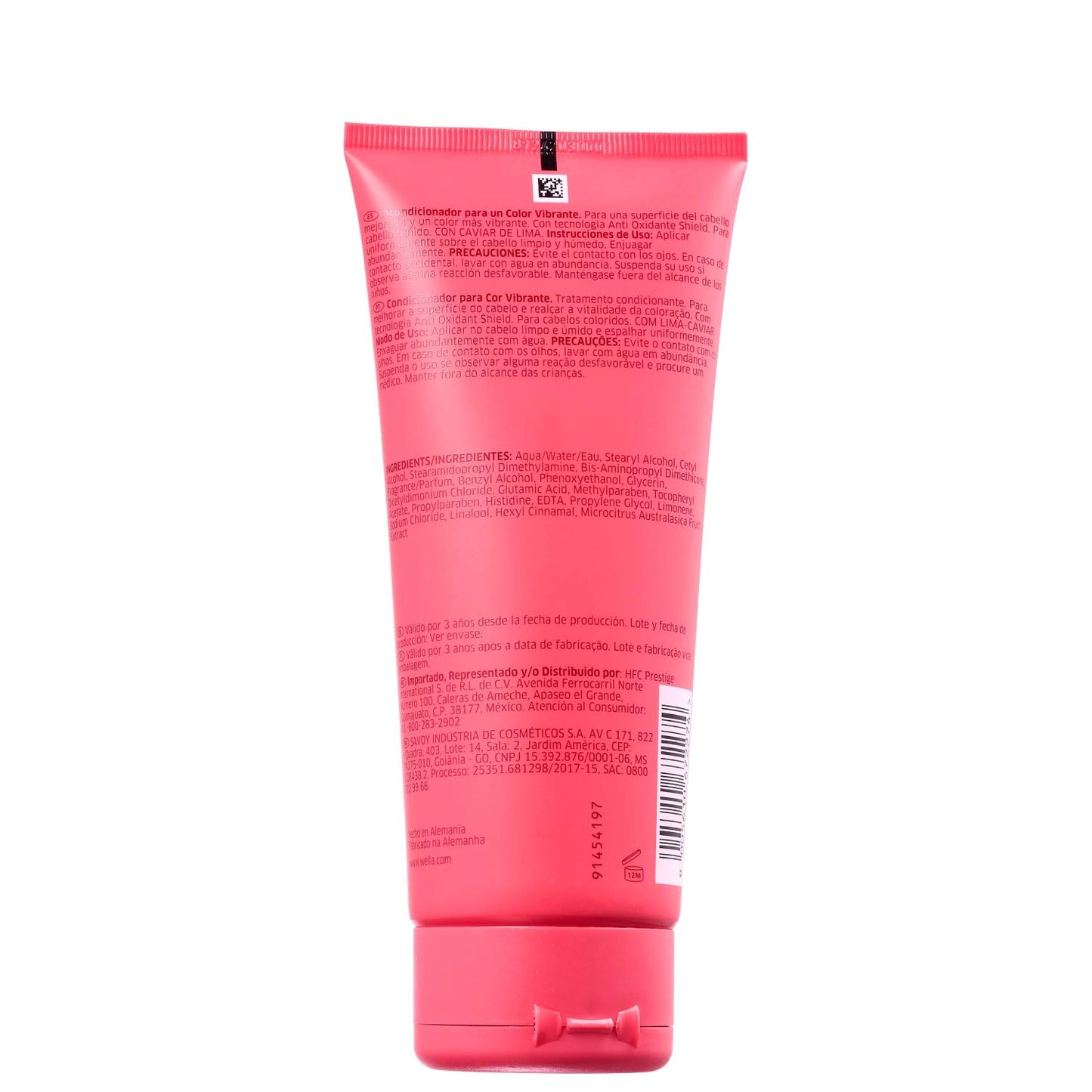 Acondicionador Wella Invigo Color Brilliance Lima Caviar