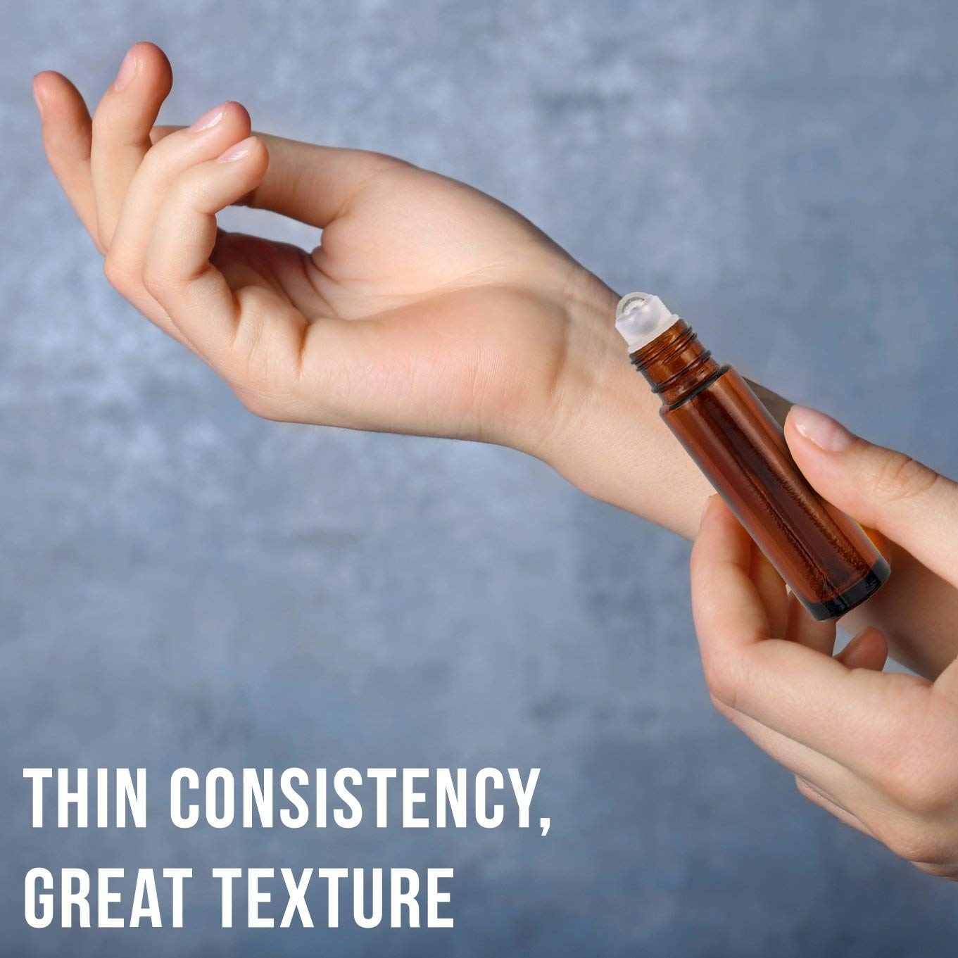 Oraganix Fractionated Coconut Oil with Roller Bottles - 100% Pure Natural 16 Oz Coconut Oil, 2ml Essential Oil Roller Bottles, Caps, Funnel and Bottle Opener - for Massage Oil, Skin and Hair Care