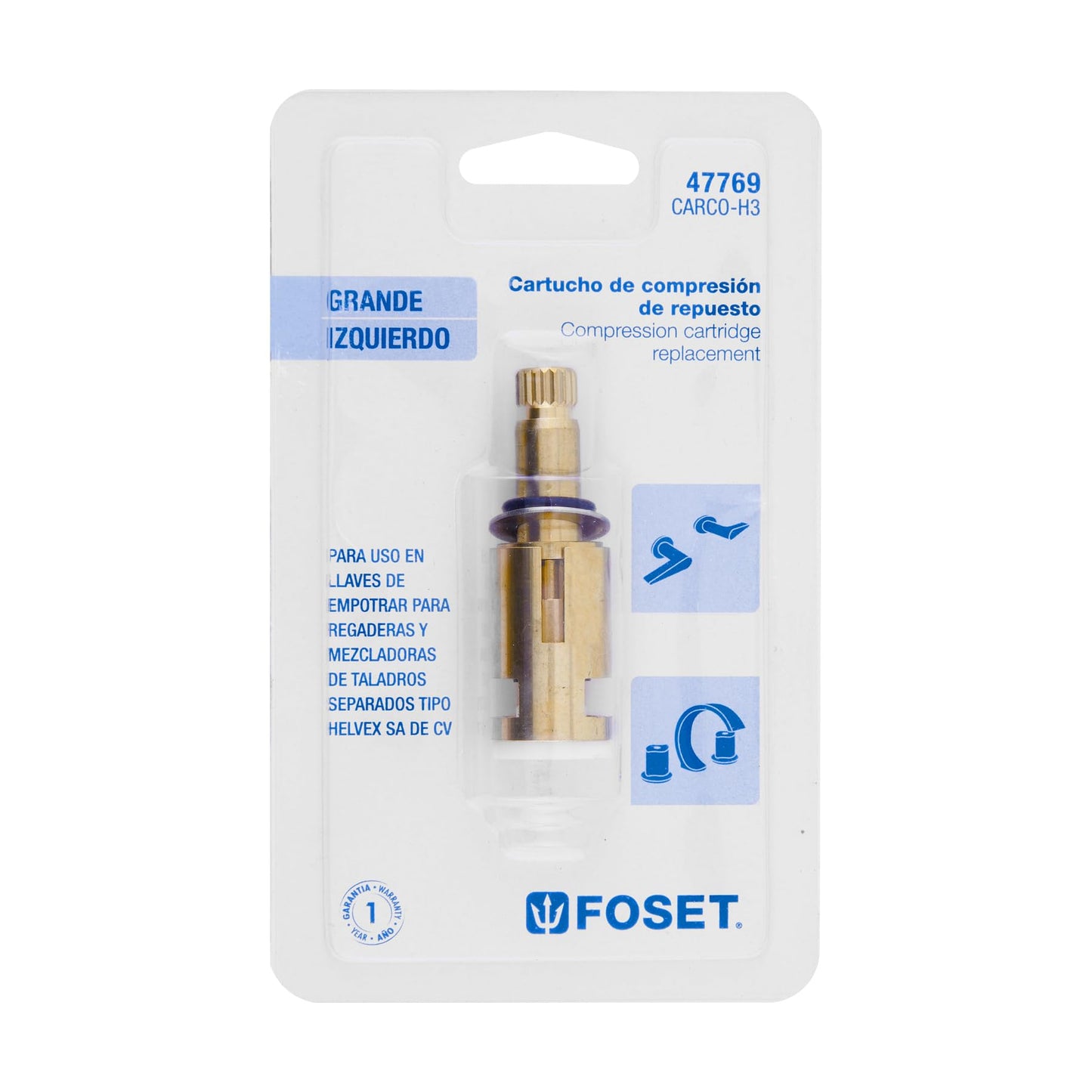 Foset CARCO-H3, Cartucho genérico de compresión grande izquierdo