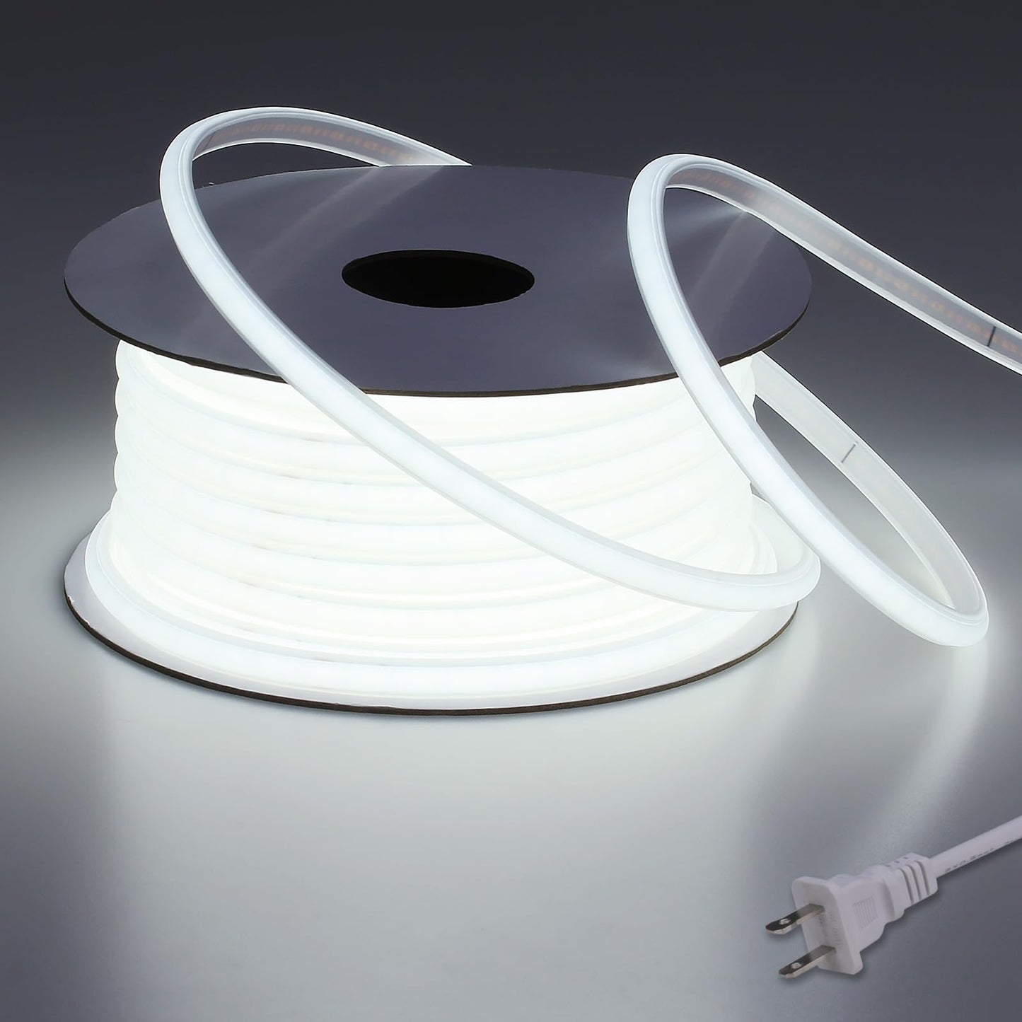 BENLUN Tira LED COB 110V 20 Metros, 6000K Blanco Frio Luces de LED Exterior Impermeable, 10W/M CRI 90+ Flexible Luz LED sin Transformador para Habitacion Techo, Decoración, Patio