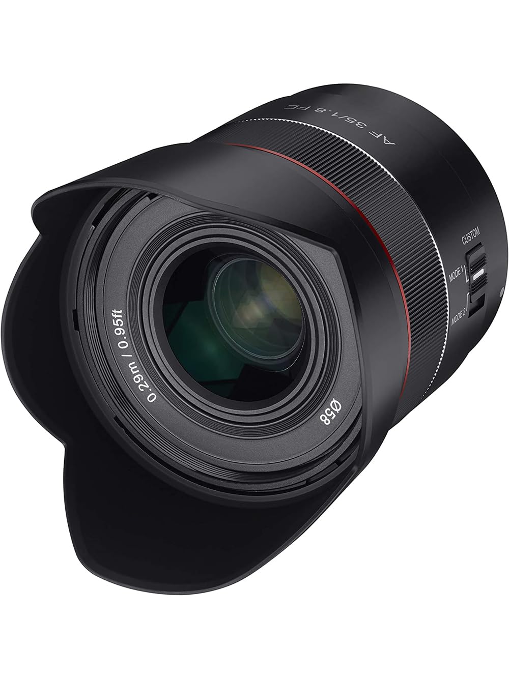Samyang Lente Gran Angular de Marco Completo Compacto F1.8 de 35 mm para Sony E Mount, Negro (SYIO3518-E)