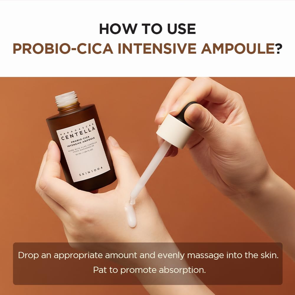 SKIN1004 Madagascar Centella Probio-Cica Intensive Ampoule 95ml/3.21 FL. OZ. (Sérum Facial Rico en Probióticos)