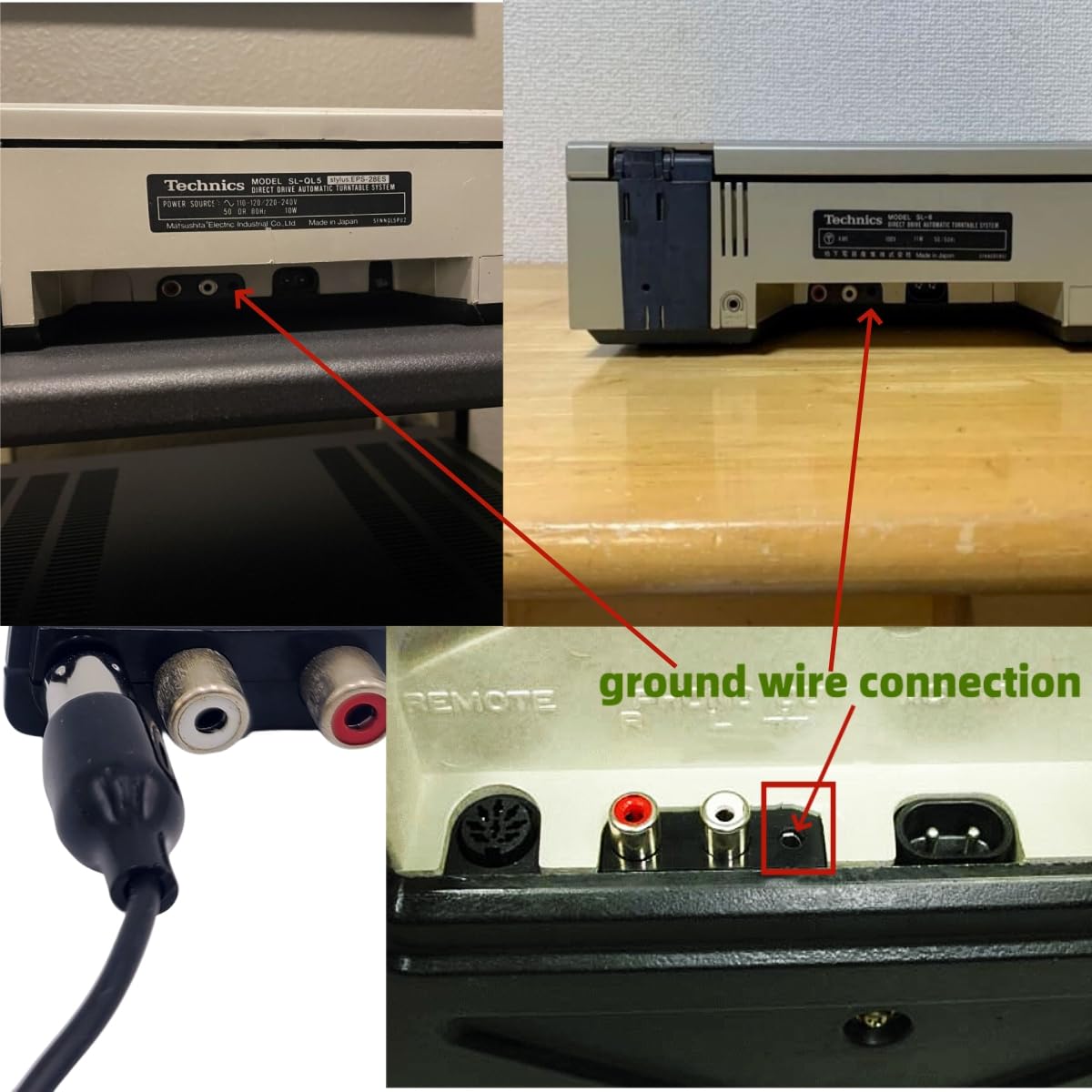 Komitasui - Tocadiscos de fonógrafo para Technics SL-B200 SL-BD21 SL-BD3 SL-QL5 SL-6 - Técnica de cartucho magnético