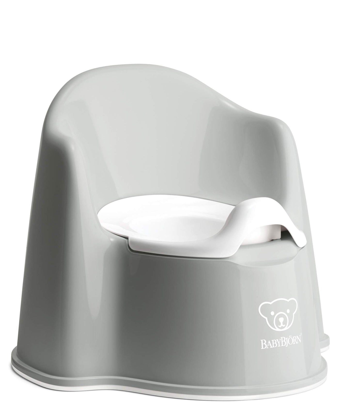 BabyBjörn Silla para orinal, gris/blanco