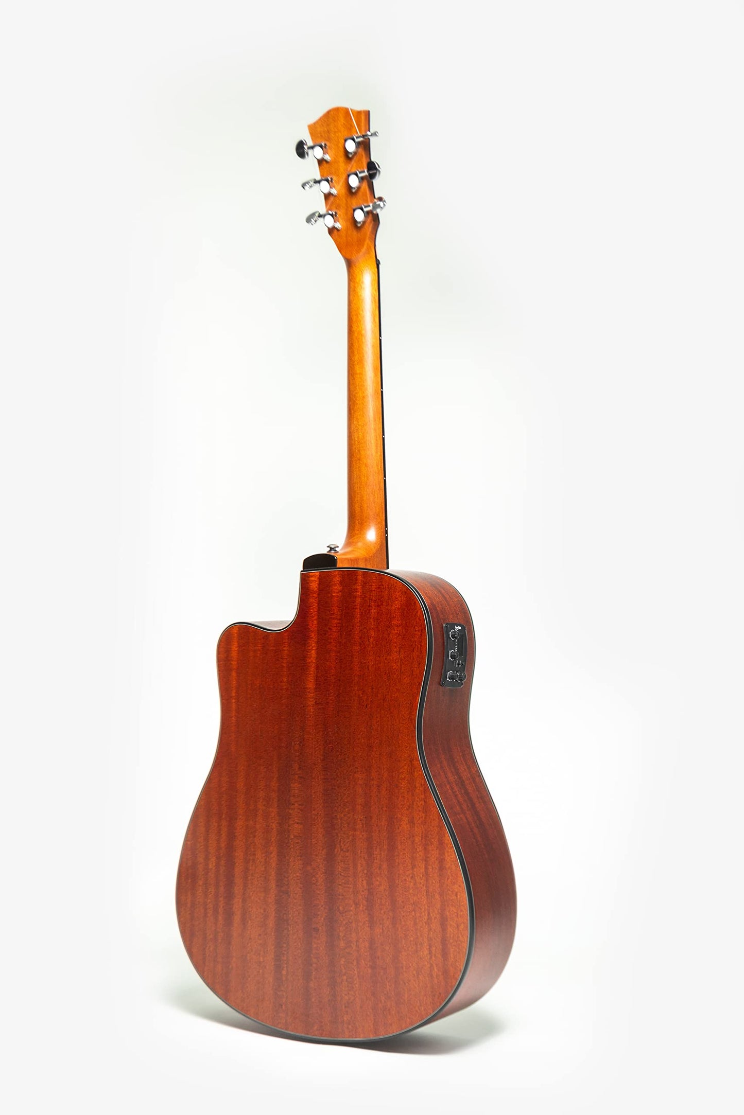 Guitarra Electroacustica Deviser LS550-41KL, cuerdas de metal, funda incluida, Sonido de buena calidad