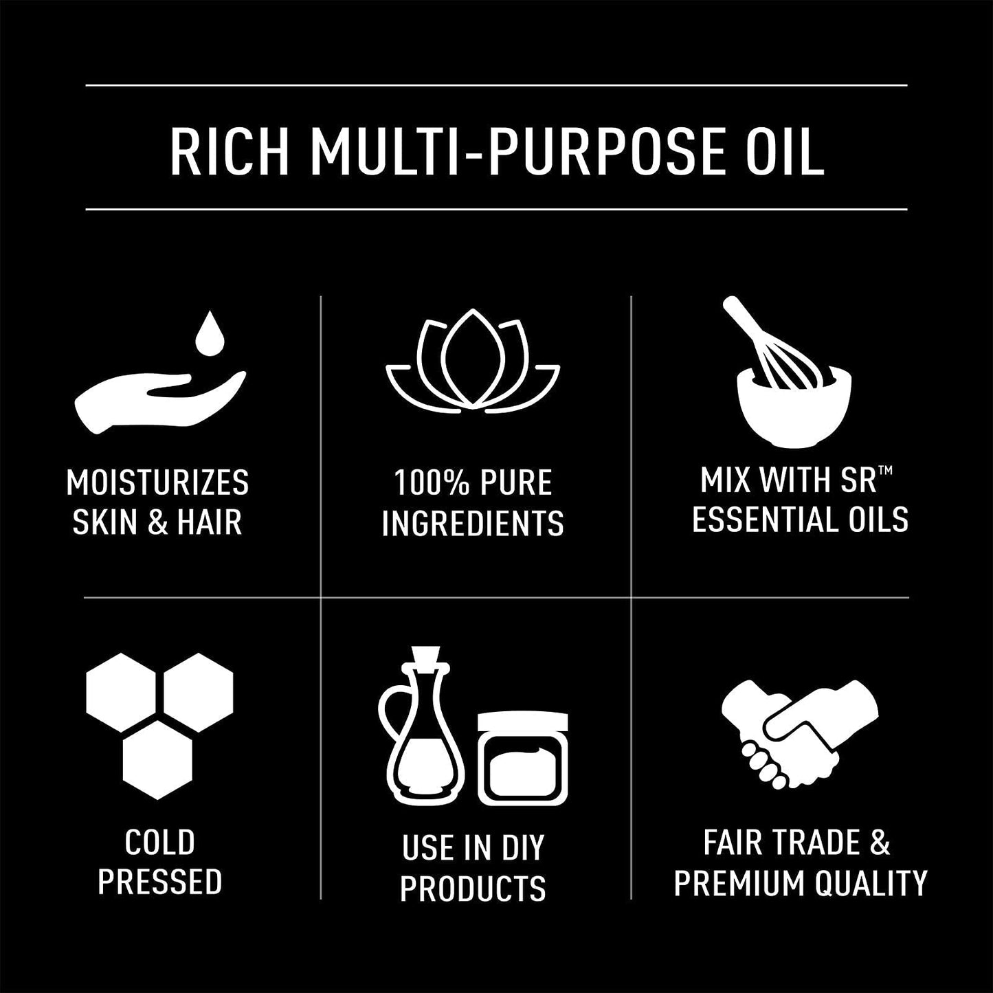 Organic Fractionated Coconut Oil for Skin, Hair, and DIY - 100% Pure and Certified Organic - Non-GMO - (30ml)