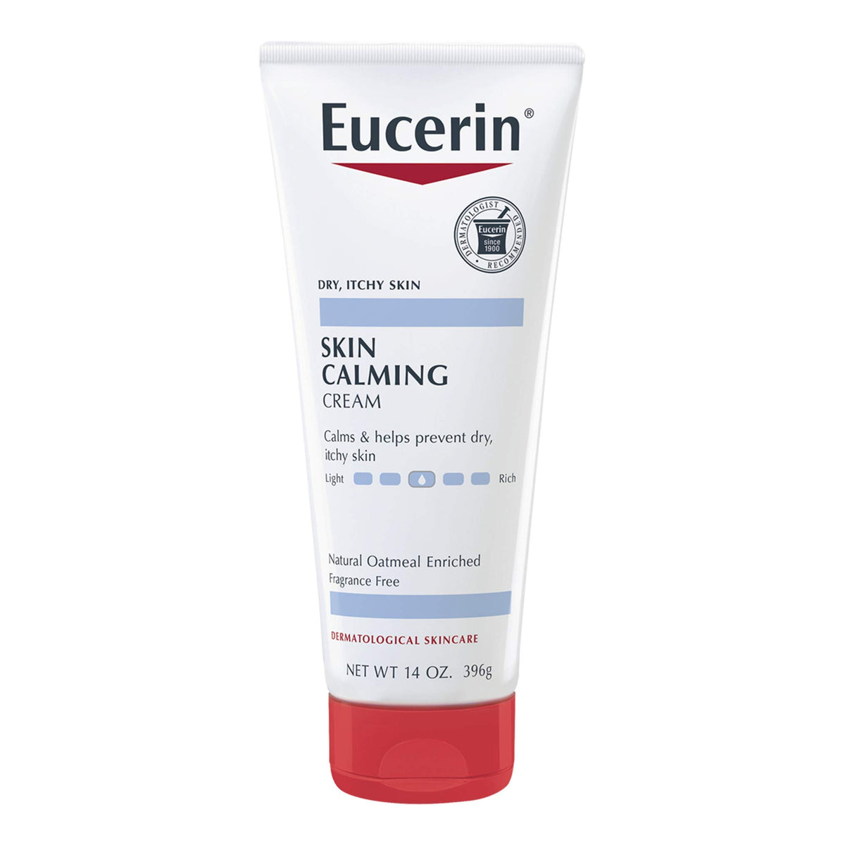 Eucerin Crema calmante para terapia de piel seca, 14 oz (413 ml)
