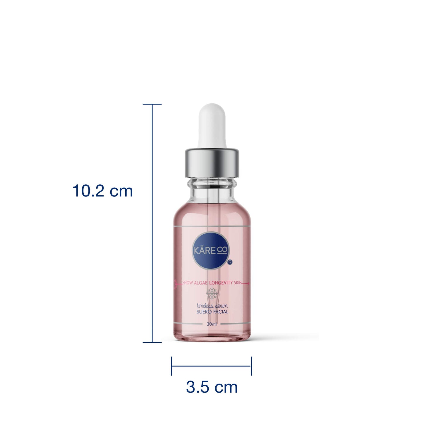 KareCo SERUM FACIAL CON ALGA SUIZA | Serum Facial Antiedad | Redefine la Firmeza y Mejora la Elasticidad con Alga Suiza, Acido Hialuronico, Vitamina C | Skin Care Premium Avanzado.
