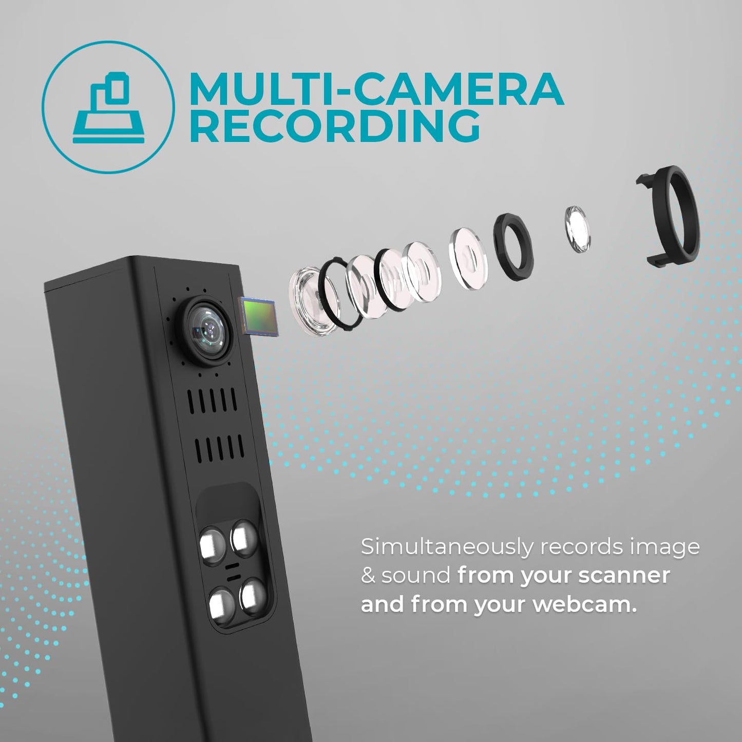 IRIScan Escáner de computadora para cámara de documentos portátil A4, escáner v6business: visualizador de 8MP/12MP, escáner de biblioteca, editor PDF gratuito, escáner portátil, escáner de libros,
