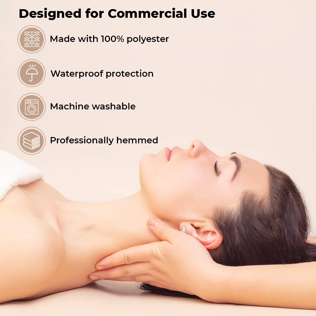 ForPro Waterproof Spa Treatment Sheet Set
