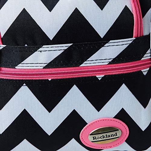 Bolsa de Lona Rodante Rockland Rosa PINKCHEVRON 22 Pulgadas