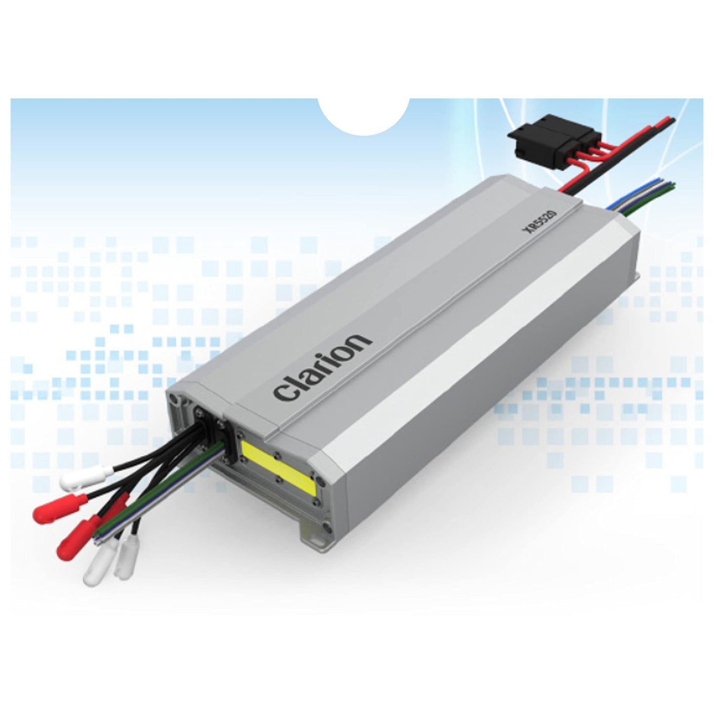 Clarion XR5520 Clase D 5 canales 800 W potencia máxima de manejo de amplificador de audio para coche, sistema de sonido, amplificador de altavoz de subwoofer con imán de gravedad 789591809390
