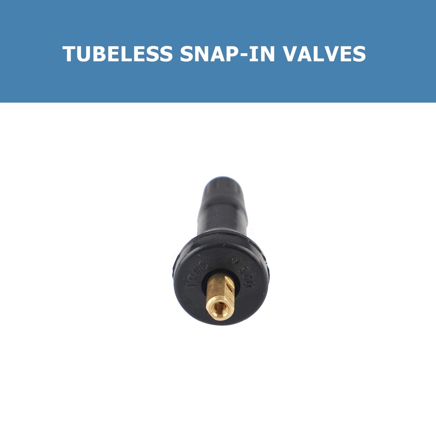 EZISOE 50 piezas TPMS 20008 sistema de monitoreo de presión sensor a prueba de explosiones en vástagos de válvula de neumático