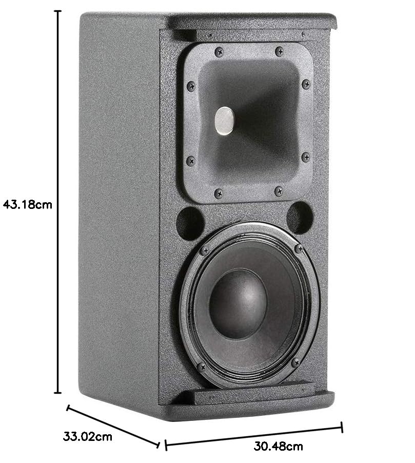JBL Professional AC16 Ultra Compact 6.5 Pulgadas 2 vías Altavoz Individual, Negro
