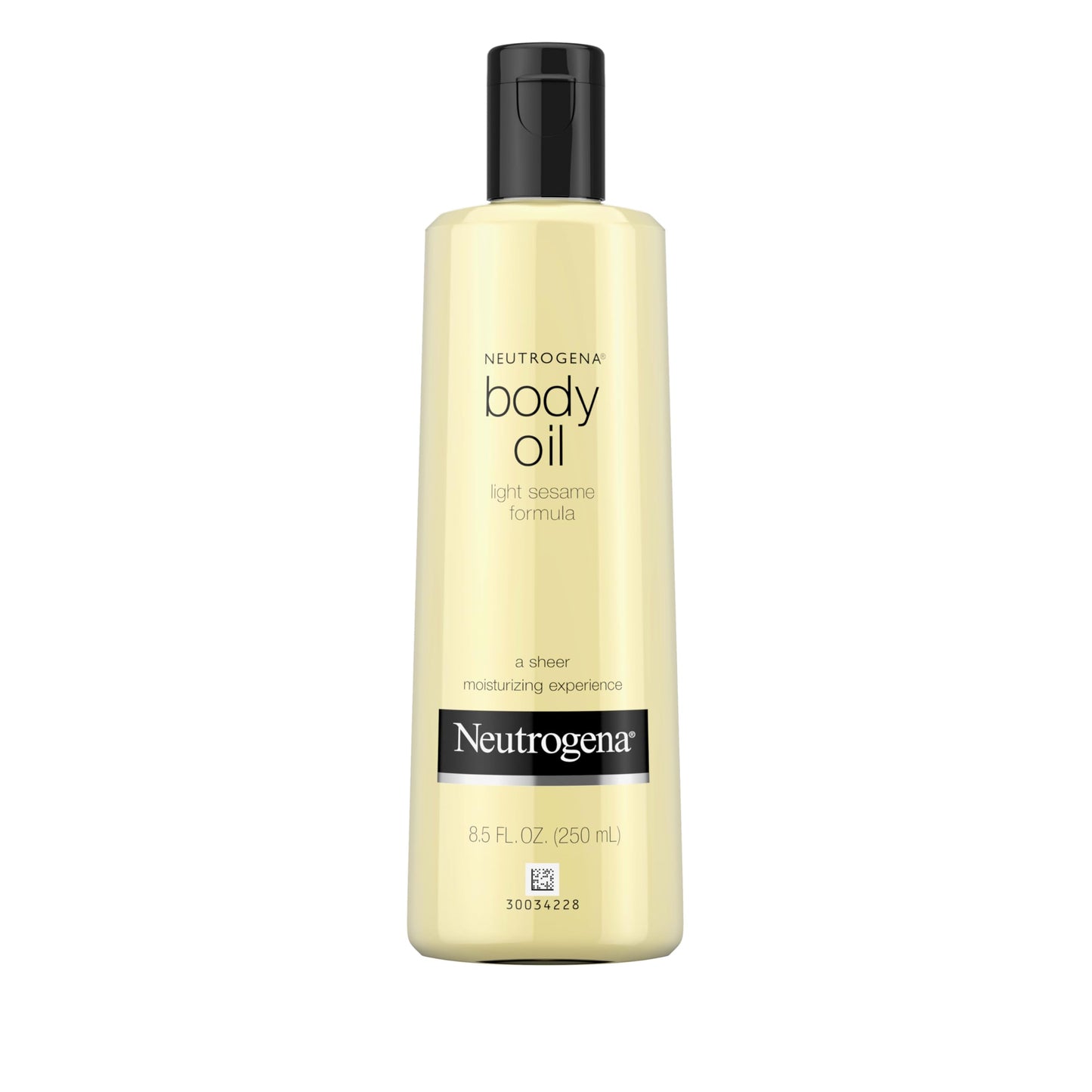 Neutrogena Lightweight Body Oil For Dry Skin, Sheer Moisturizer In Light Sesame Formula, 8.5 Fl. Oz