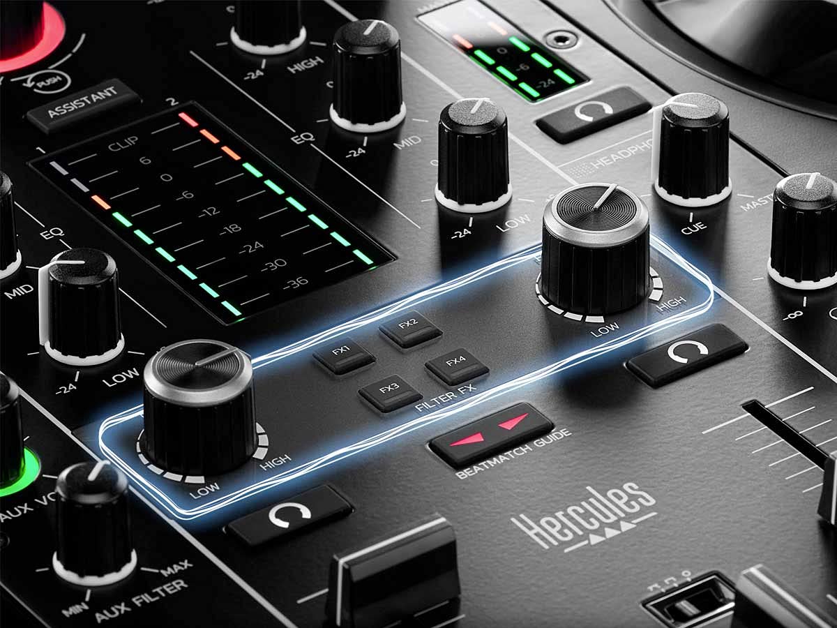 Hercules DJControl Inpulse 500: Controlador USB DJ de 2 pisos para Serato DJ y DJUCED (incluido)