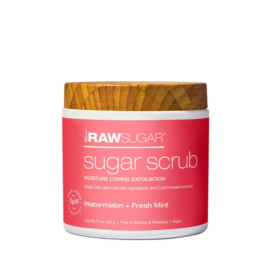 Exfoliante Corporal RAW SUGAR Sandía Menta Prensado en Frío Vegano