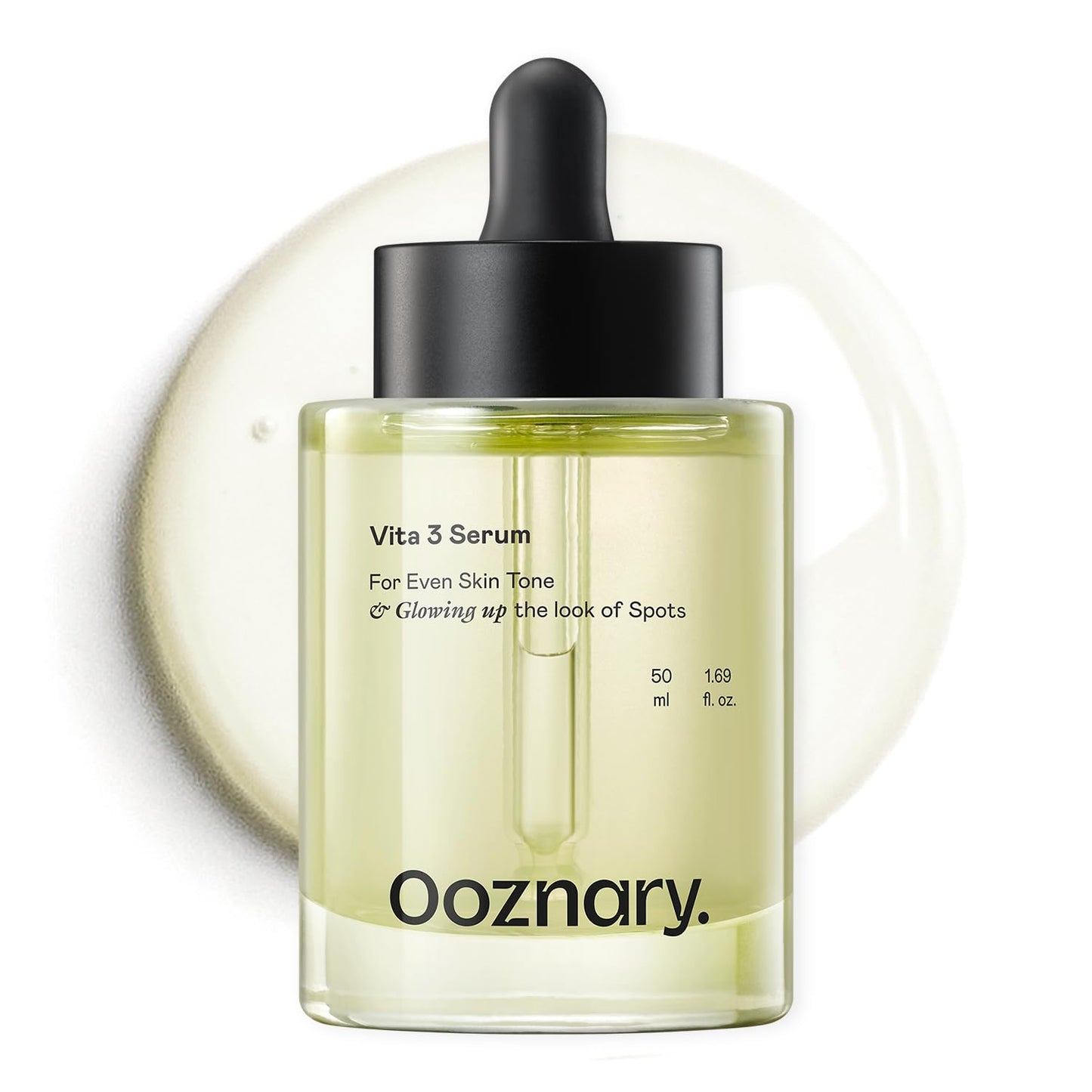 OOZNARY- Triple poder vitamínico: combina niacinamida (vitamina B3), vitamina C y glutatión para nutrir, proteger y mejorar la luminosidad de la piel.