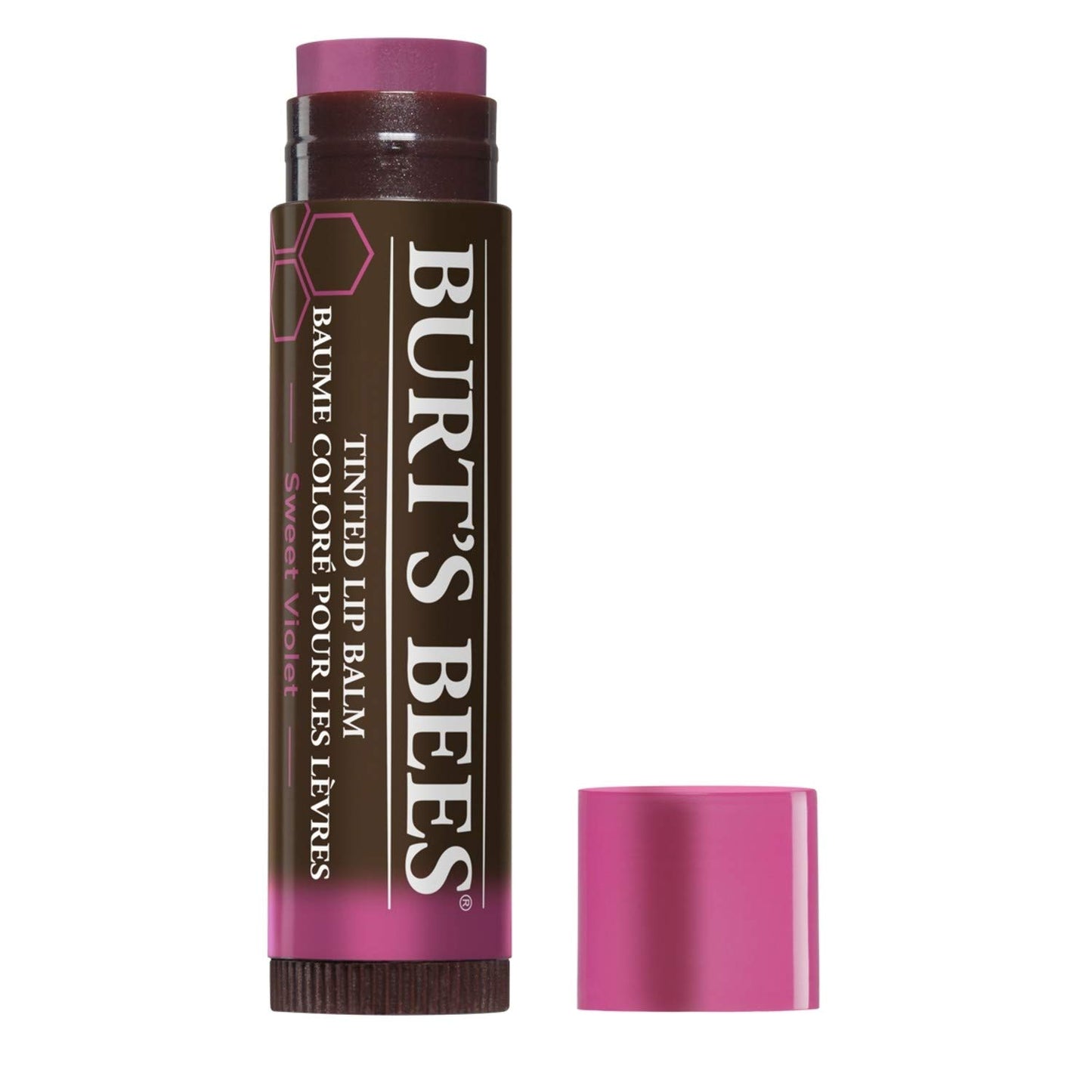 Burt's Bees Bálsamo Labial con Color, Sweet Violet, 4.25 g