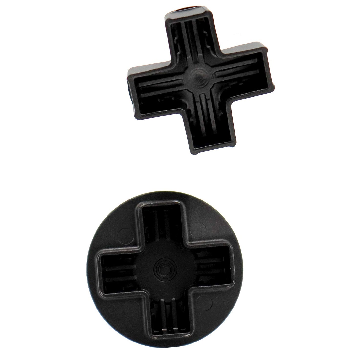 Deal4GO 2-Pack Metal D-Pads set w/Standard Dpad and Faceted D Pad Replacement (Cross + Concave) for Xbox Elite 2 Controller Directional Arrow Button