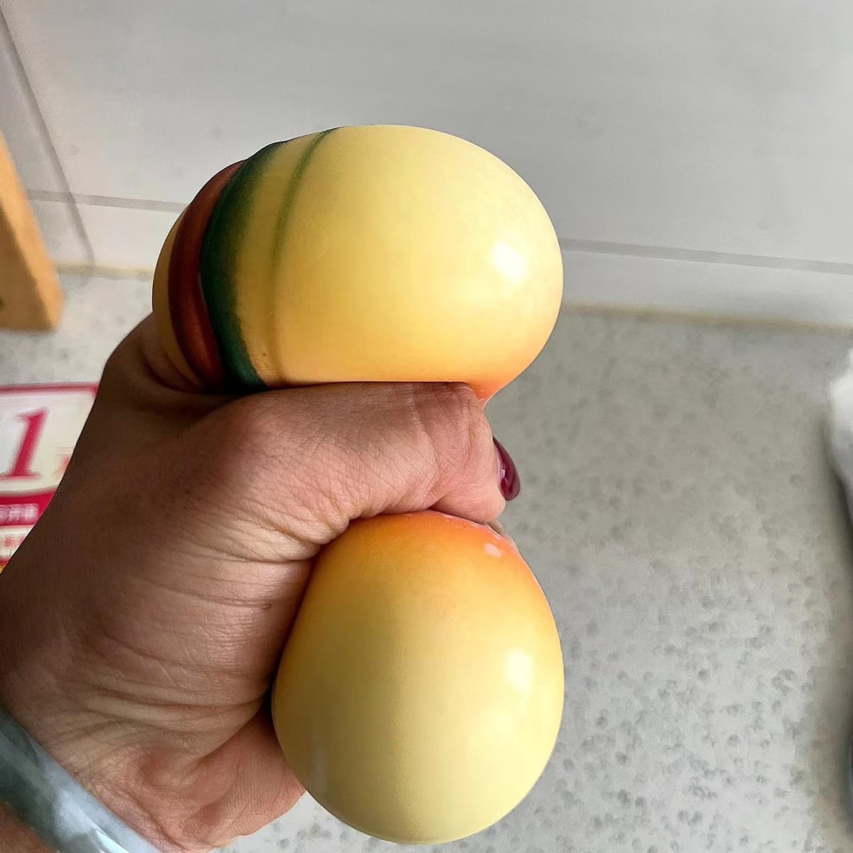 AHYCS - Juguetes para hamburguesas, juguetes para apretar hamburguesas, juguetes para hamburguesas estirables para aliviar el estrés, juguete divertido y novedoso, juguete de simulación para