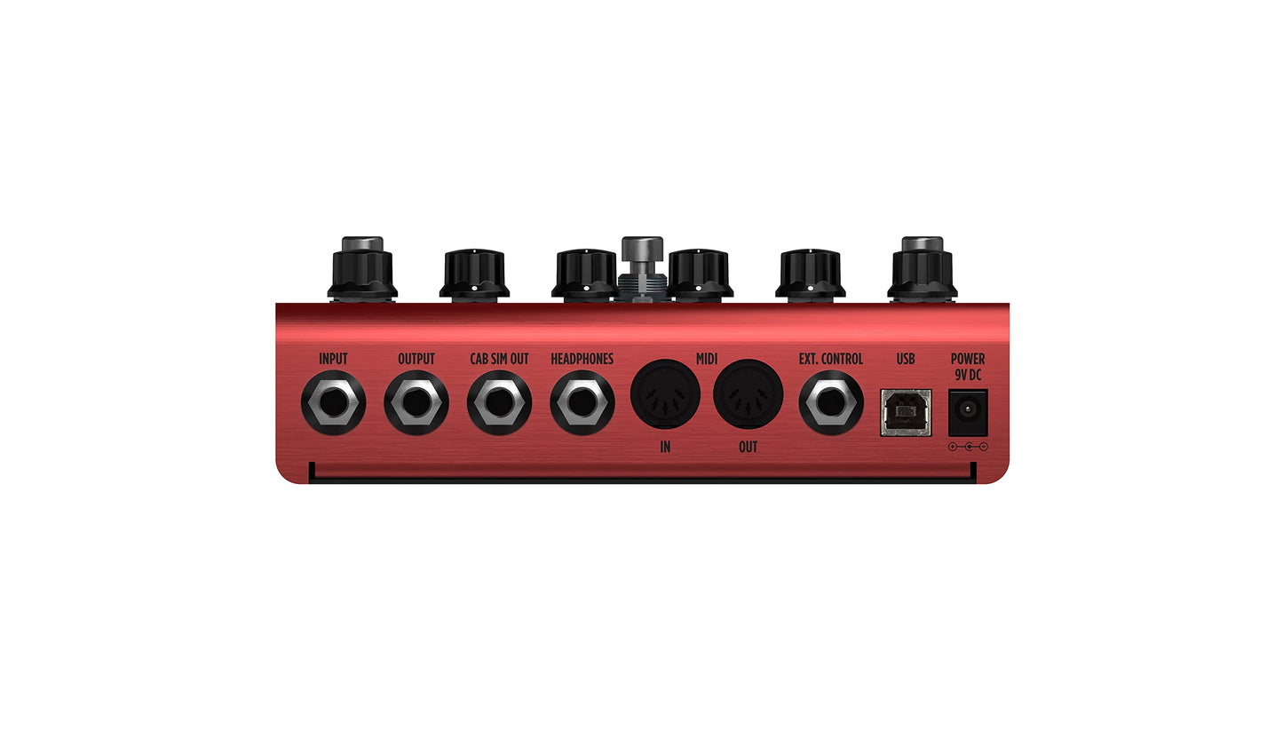 IK Multimedia AmpliTube X-DRIVE Pedal de distorsión, distorsión de todo el tiempo, sobremarcha, fuzz, compresor y más con emulación de gabinete a bordo
