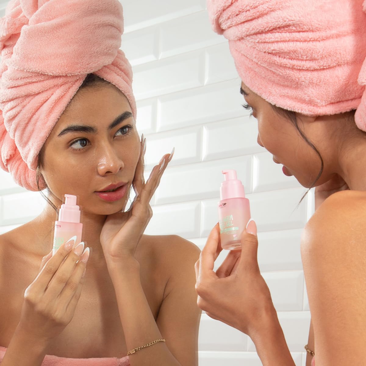 PINK UP | Collagen Face Gel | Colágeno Facial En Gel | Reduce líneas de expresión | Reafirma la piel del rostro | Textura ligera | Para todo tipo de piel | Modelo PKS09