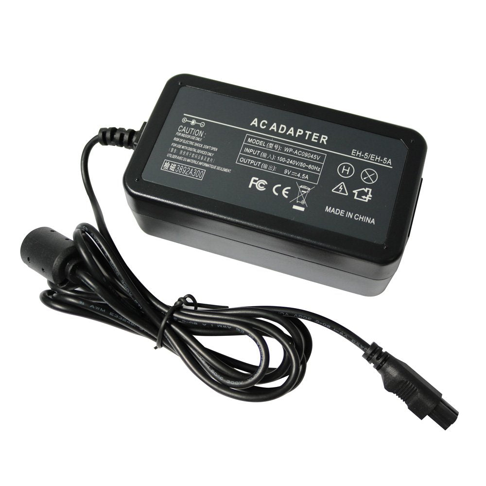 Coolbuy112 Adaptador de Corriente CA para cámara Nikon D90 D80 D70 D70S D100 D300 D300S D700, Repuesto para Eh-5 EH-5A EH-5B, Enchufe de EE. UU