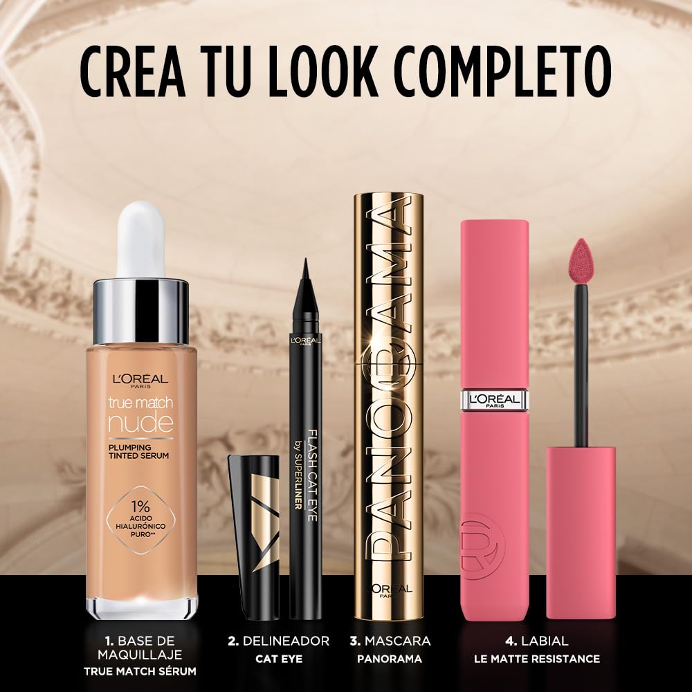 L'Oréal Paris sérum rellenador con color y ácido hialurónico True Match, Tono 2-3 Light, 30ml