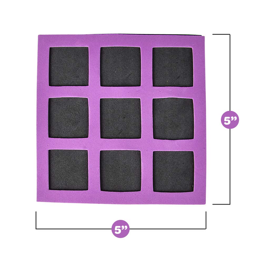 Juego de Mesa Tic Tac Toe Espuma 5x5 Pulgadas para Niños 24 Piezas